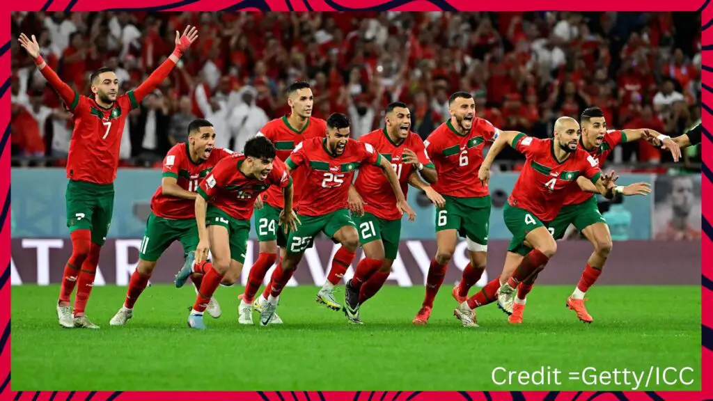 Morocco National Football team 2022. Morocco is the best football country in Africa.