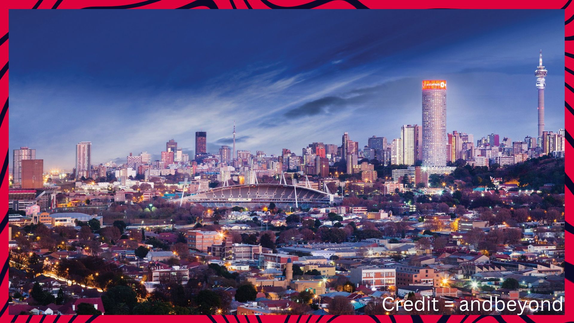 Johannesburg is the 3rd most popular city in Africa.