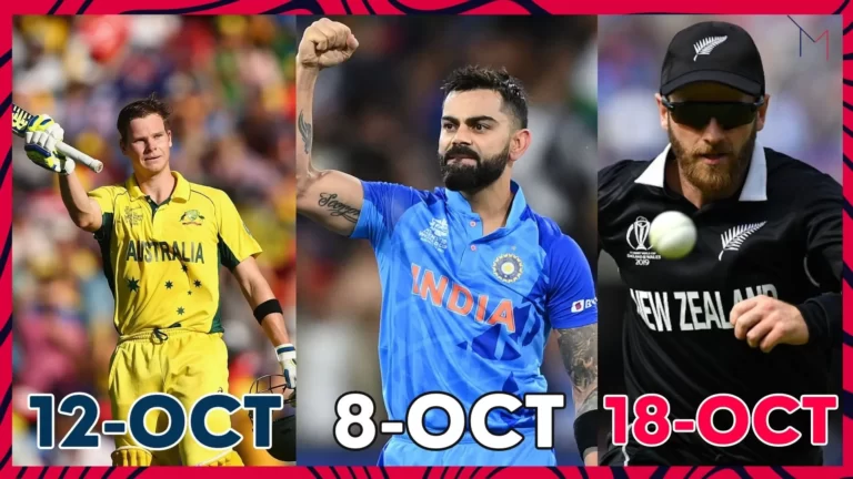 5 World Cup matches in Chennai, Tamil Nadu - Chepauk Stadium - World Cup 2023