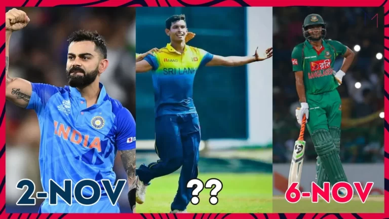 Sri Lanka 2023 Cricket World Cup Schedule - Cricket World Cup 2023