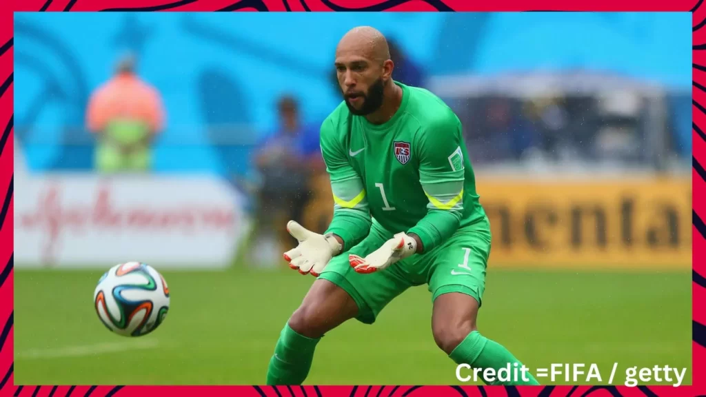 Tim Howard is the 6th most famous soccer player from America.