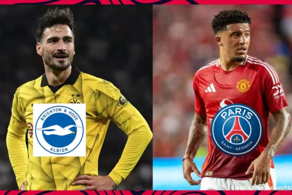 Football Transfer Frenzy: Brighton Eyes Hummels, PSG Pursues Sancho, and More