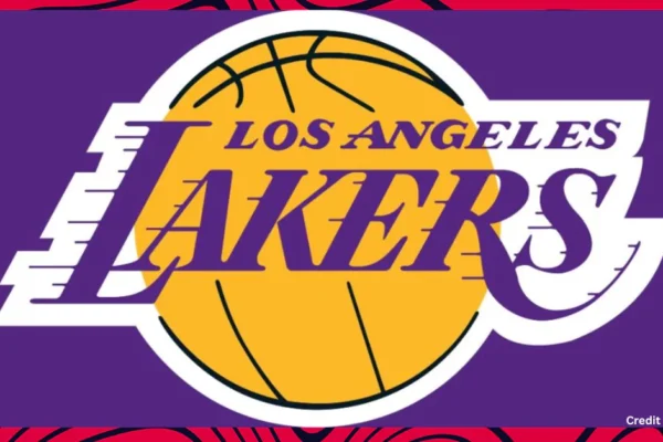 What is the meaning of the Lakers logo?