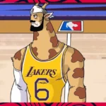 Why did the Lakers have a giraffe logo?